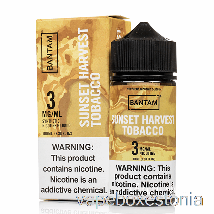 Vape Box Estonia Sunset Harvest Tubakas - Bantam Vape - 100ml 3mg